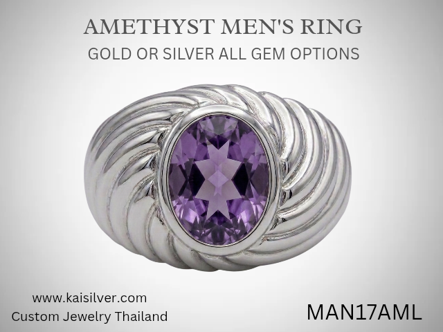 men's made to order ring silver or gold
