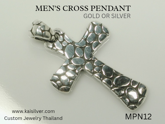 made to order pendant for men cross