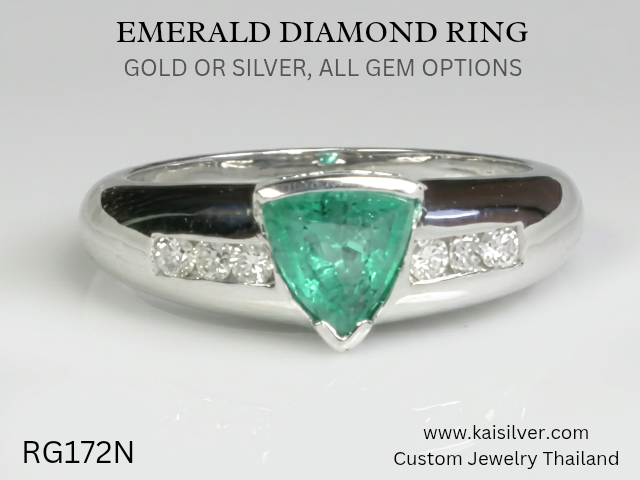 emerald ring made to order