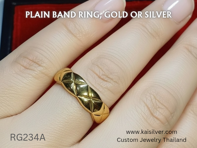 kaisilver custom band ring