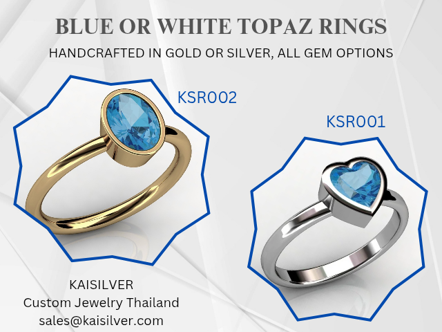 custom made rings, gold or silver